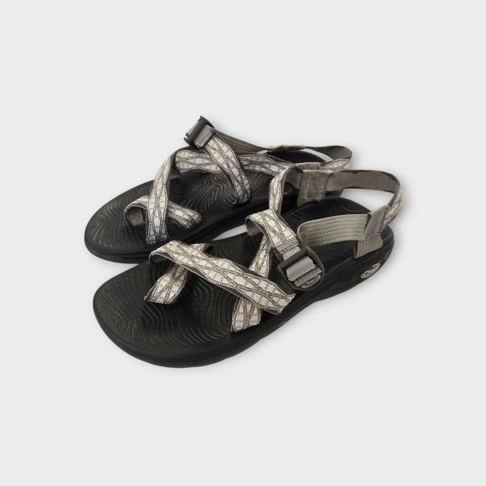 Womens Chaco Z/Volv 2 Gray Athletic Casual Trail Walking Hiking Sandals Size 8
